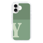 Slim Protection Case［ オリジナル - initial two tone - Y green ］