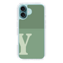 Slim Protection Case［ オリジナル - initial two tone - Y green ］