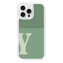 Slim Protection Case［ オリジナル - initial two tone - Y green ］