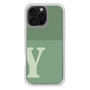 Slim Protection Case［ オリジナル - initial two tone - Y green ］