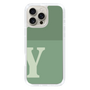 Slim Protection Case［ オリジナル - initial two tone - Y green ］