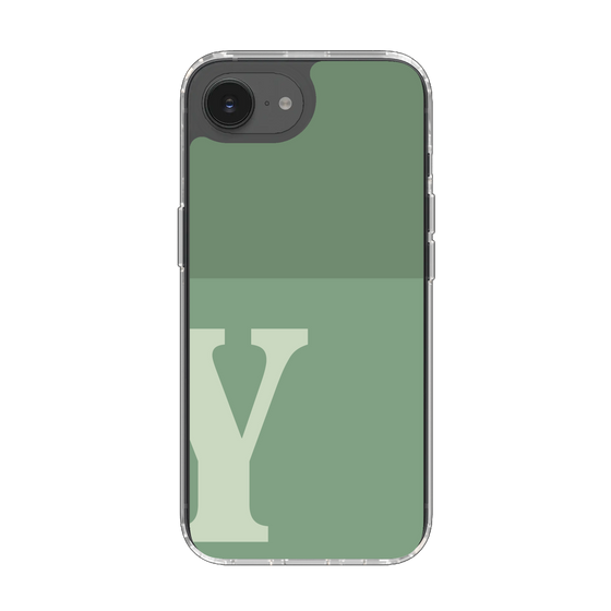 Slim Protection Case［ Original - initial two tone - Y green ］