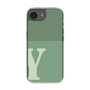Slim Protection Case［ Original - initial two tone - Y green ］