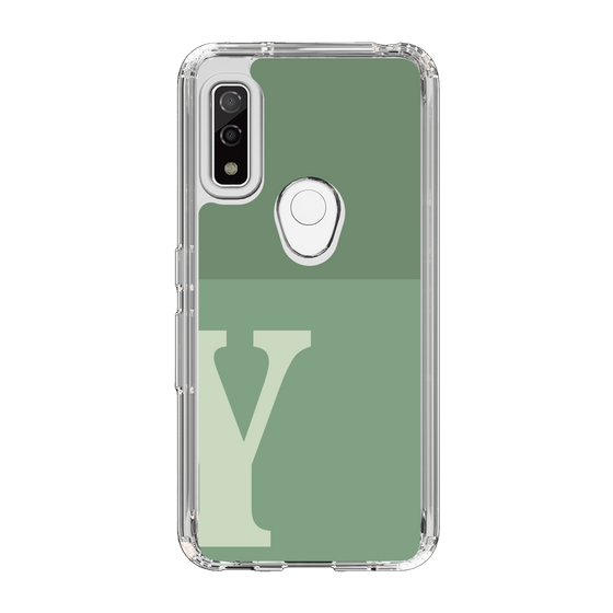 Slim Protection Case［ Original - initial two tone - Y green ］