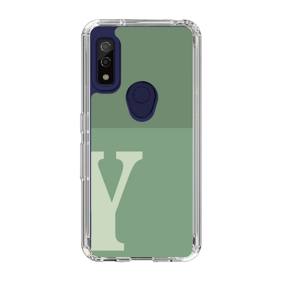 Slim Protection Case［ Original - initial two tone - Y green ］