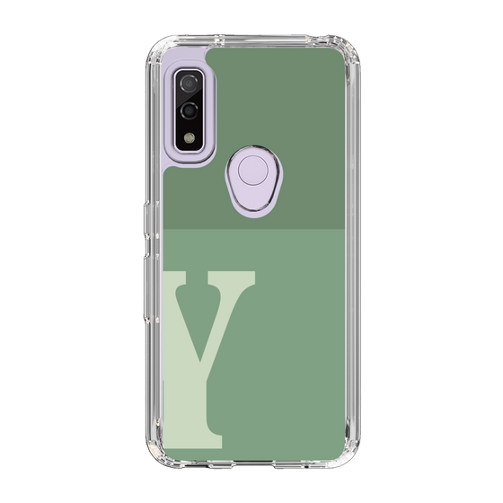 Slim Protection Case［ Original - initial two tone - Y green ］