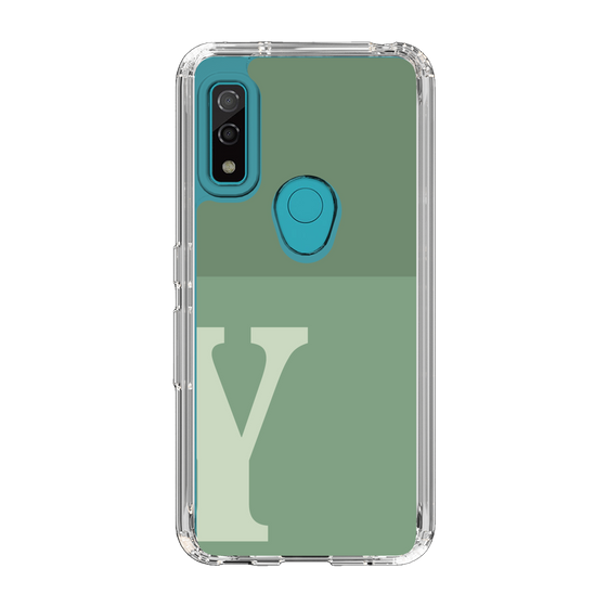 Slim Protection Case［ Original - initial two tone - Y green ］