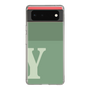 Slim Protection Case［ Original - initial two tone - Y green ］