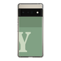 Slim Protection Case［ Original - initial two tone - Y green ］