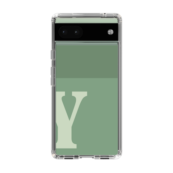 Slim Protection Case［ Original - initial two tone - Y green ］