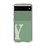 Slim Protection Case［ Original - initial two tone - Y green ］