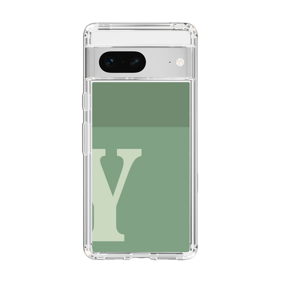 Slim Protection Case［ Original - initial two tone - Y green ］