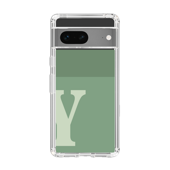 Slim Protection Case［ Original - initial two tone - Y green ］