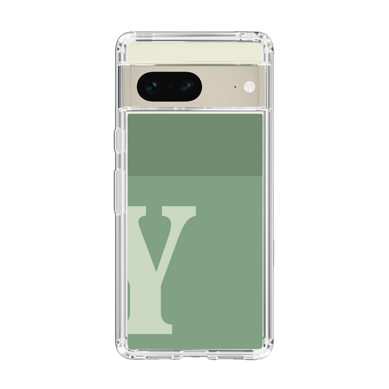 Slim Protection Case［ Original - initial two tone - Y green ］