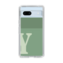 Slim Protection Case［ Original - initial two tone - Y green ］