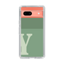 Slim Protection Case［ Original - initial two tone - Y green ］