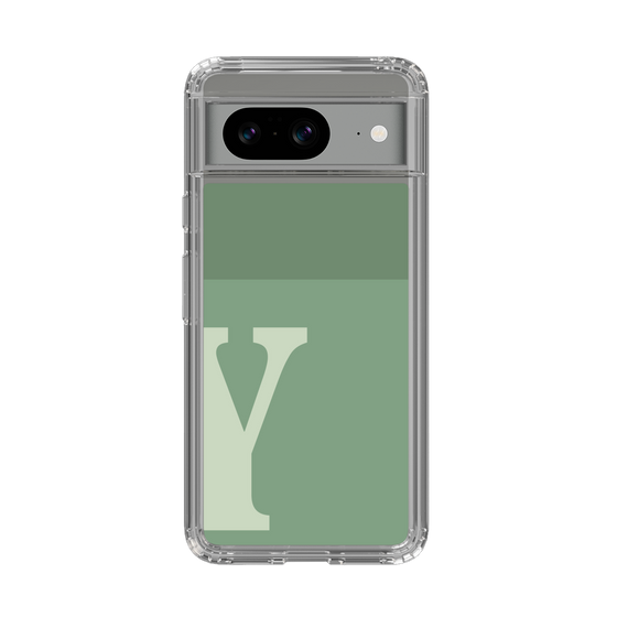 Slim Protection Case［ Original - initial two tone - Y green ］