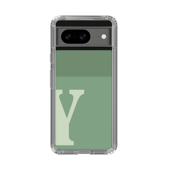 Slim Protection Case［ Original - initial two tone - Y green ］
