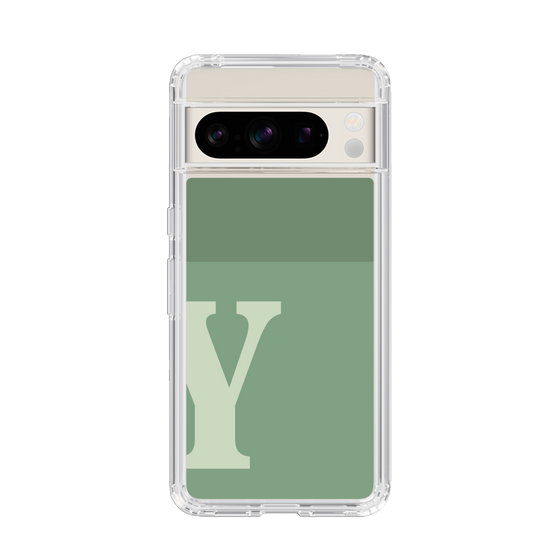 Slim Protection Case［ Original - initial two tone - Y green ］