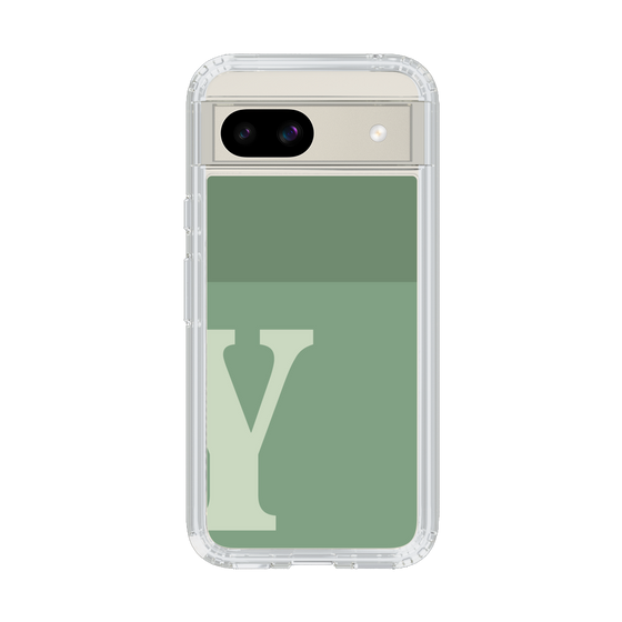 Slim Protection Case［ Original - initial two tone - Y green ］