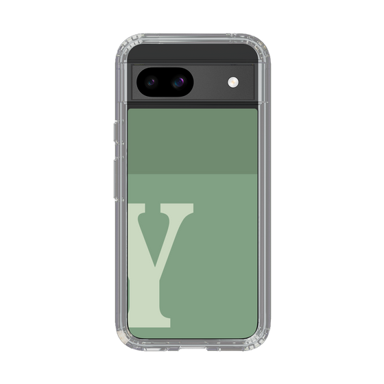 Slim Protection Case［ Original - initial two tone - Y green ］