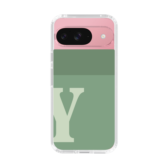 Slim Protection Case［ Original - initial two tone - Y green ］