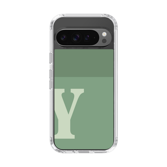 Slim Protection Case［ Original - initial two tone - Y green ］