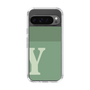 Slim Protection Case［ Original - initial two tone - Y green ］