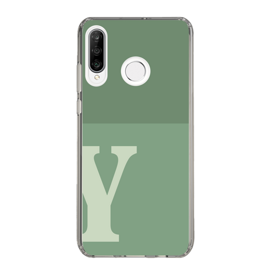 Slim Protection Case［ Original - initial two tone - Y green ］