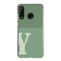 Slim Protection Case［ Original - initial two tone - Y green ］