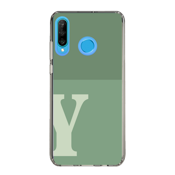 Slim Protection Case［ Original - initial two tone - Y green ］