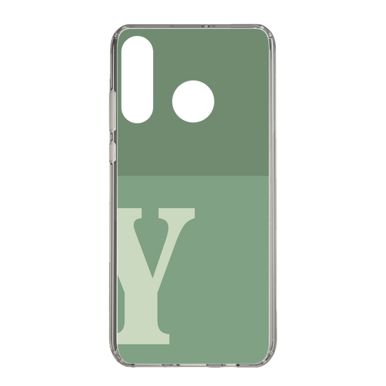 Slim Protection Case［ Original - initial two tone - Y green ］