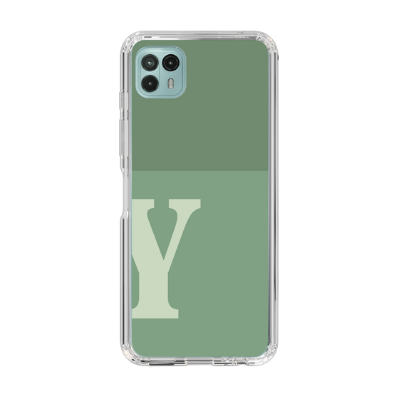 Slim Protection Case［ Original - initial two tone - Y green ］