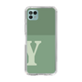 Slim Protection Case［ Original - initial two tone - Y green ］
