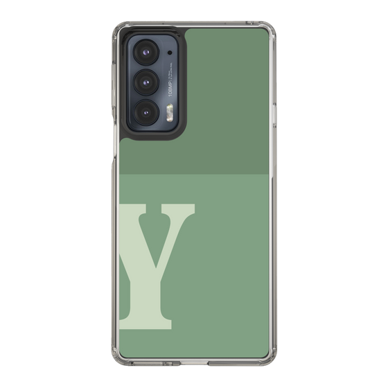 Slim Protection Case［ Original - initial two tone - Y green ］