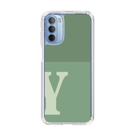 Slim Protection Case［ Original - initial two tone - Y green ］