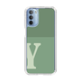 Slim Protection Case［ Original - initial two tone - Y green ］