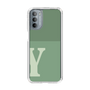 Slim Protection Case［ Original - initial two tone - Y green ］