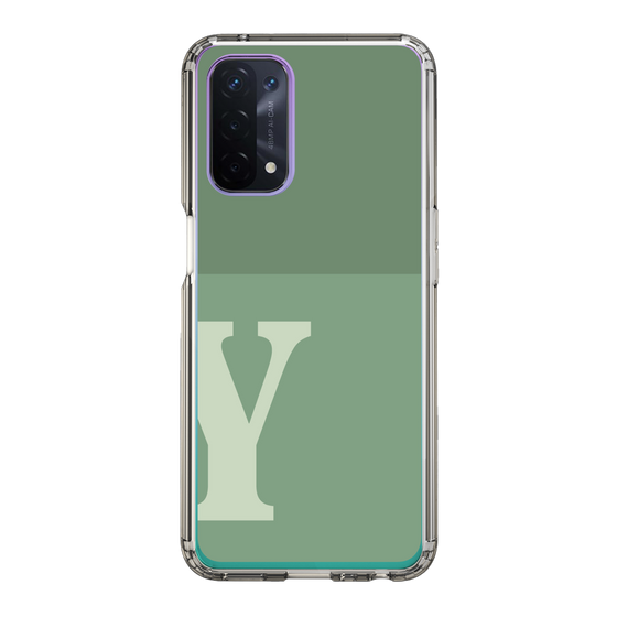 Slim Protection Case［ Original - initial two tone - Y green ］