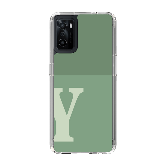 Slim Protection Case［ Original - initial two tone - Y green ］