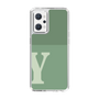 Slim Protection Case［ Original - initial two tone - Y green ］