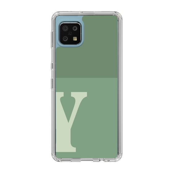 Slim Protection Case［ Original - initial two tone - Y green ］