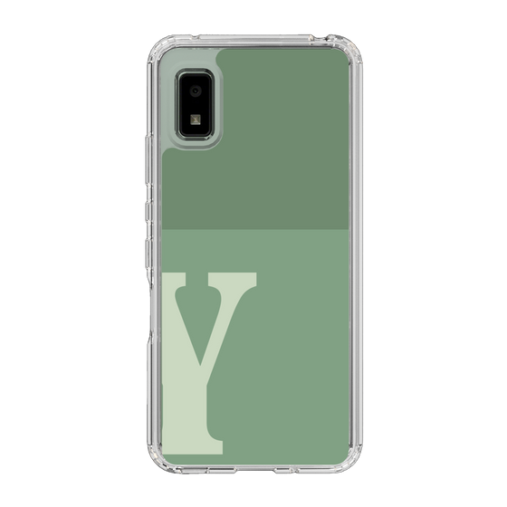 Slim Protection Case［ Original - initial two tone - Y green ］