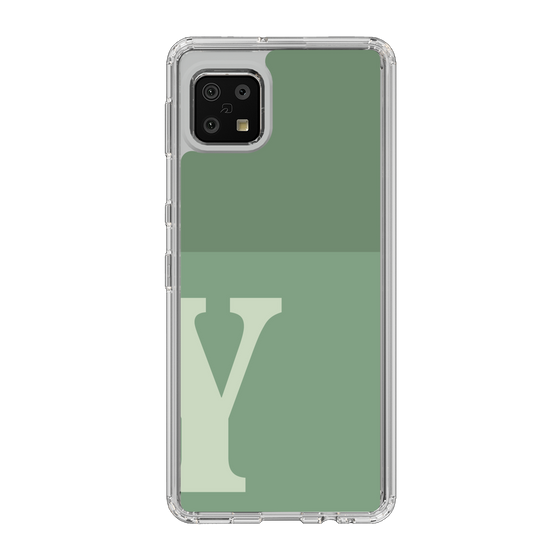 Slim Protection Case［ Original - initial two tone - Y green ］