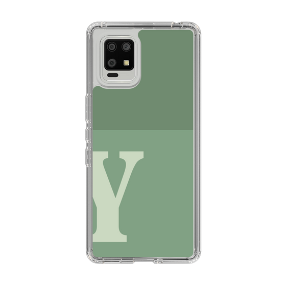 Slim Protection Case［ Original - initial two tone - Y green ］
