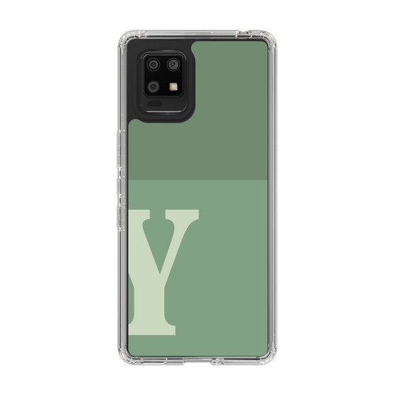 Slim Protection Case［ Original - initial two tone - Y green ］