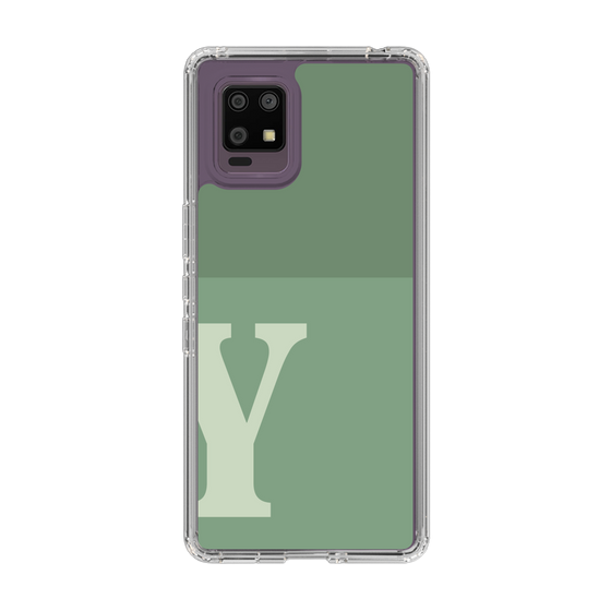 Slim Protection Case［ Original - initial two tone - Y green ］