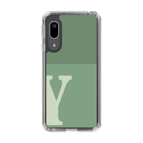 Slim Protection Case［ Original - initial two tone - Y green ］