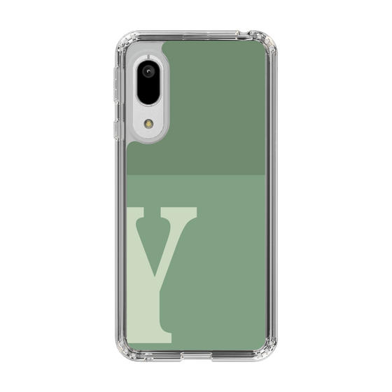 Slim Protection Case［ Original - initial two tone - Y green ］