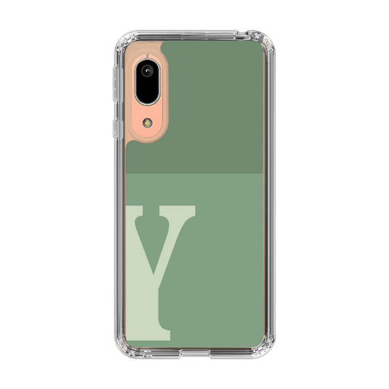 Slim Protection Case［ Original - initial two tone - Y green ］